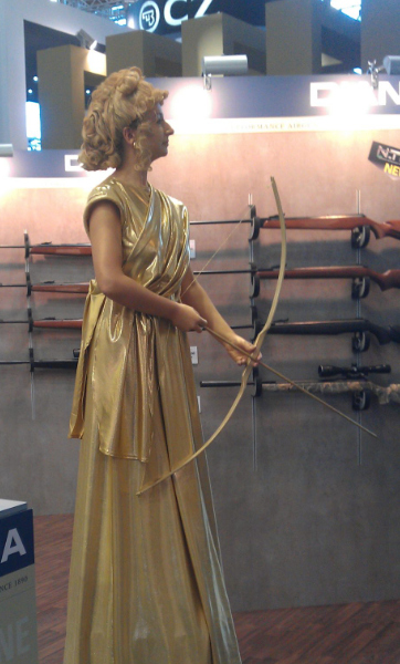 Goldene Statue