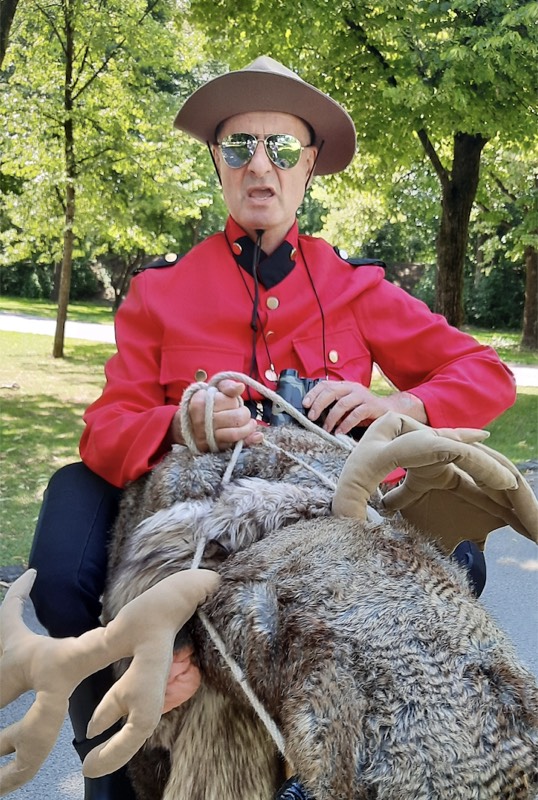 Ranger auf dem Elch