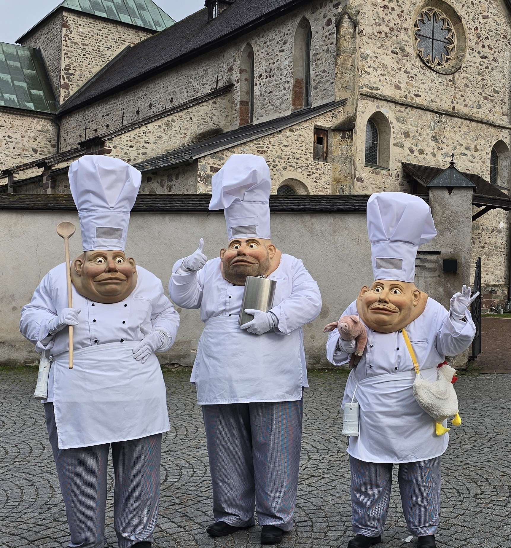 Köche Walkact in Innichen