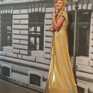 Lebende Statue „Silber-/Goldmann, Goldfrau“