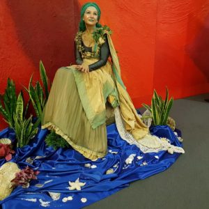 Lebende Statue „Meerjungfrau“