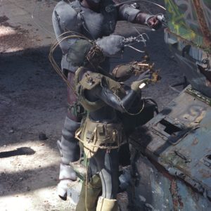 Lebende Statue „Roboter“